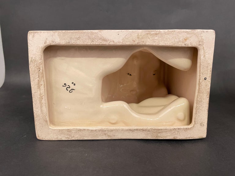 Art Deco Faience Hb Quimper Bookends, a Pair For Sale at 1stDibs