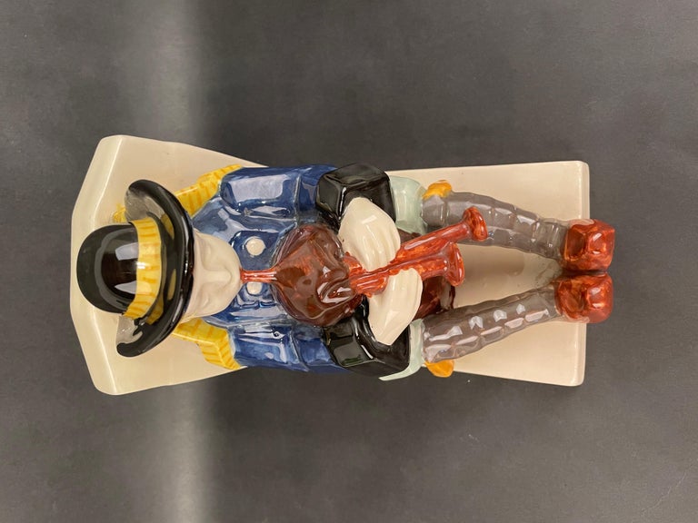 Art Deco Faience Hb Quimper Bookends, a Pair For Sale at 1stDibs