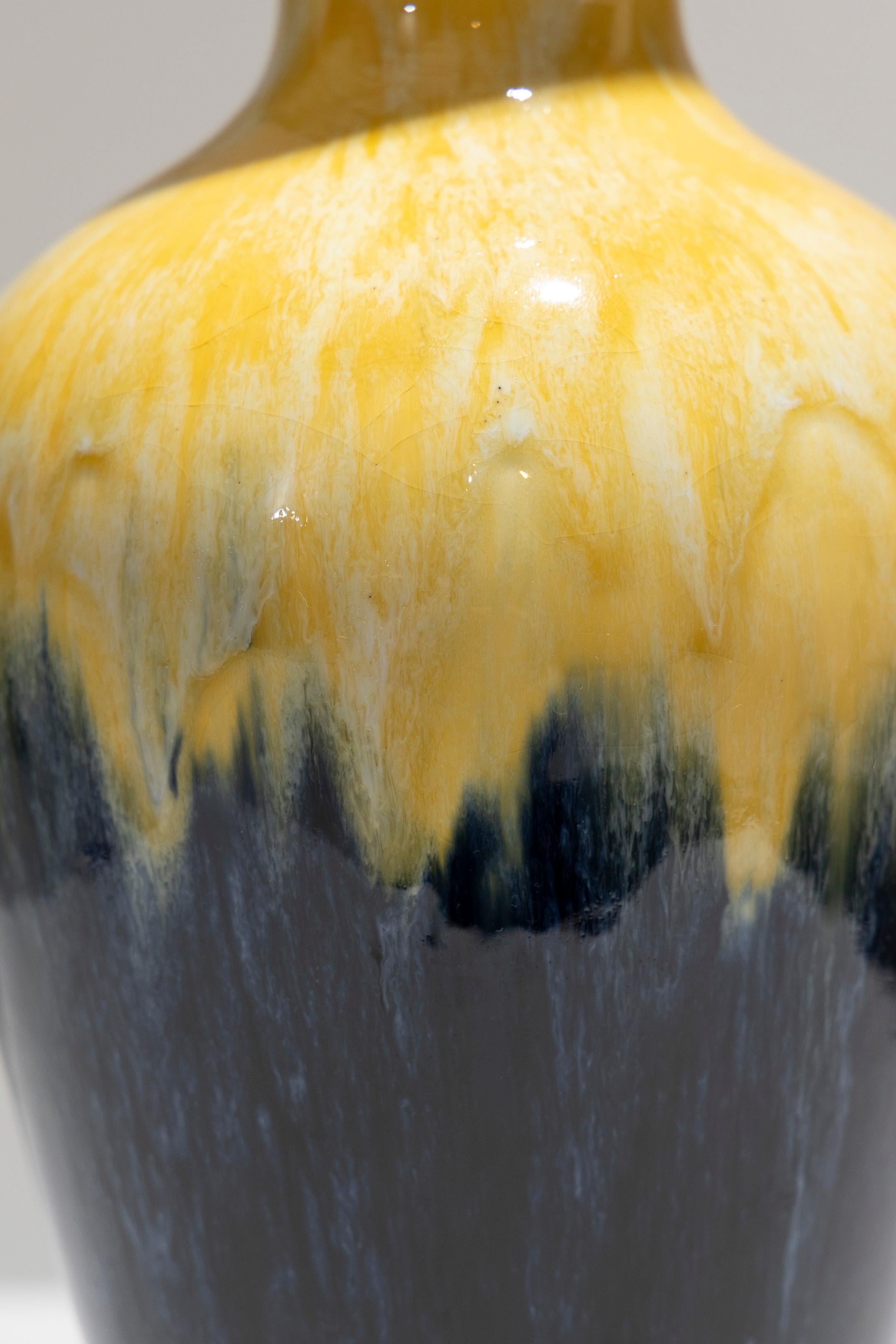 Vaso in maiolica Art Déco, Boch Frères Keramis, anni '30 in vendita 3
