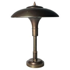 Art Deco Faries "Guardsman" Table Lamp in "Normandy Bronze" Finish