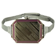 Reloj de imitación Art Déco Compacto