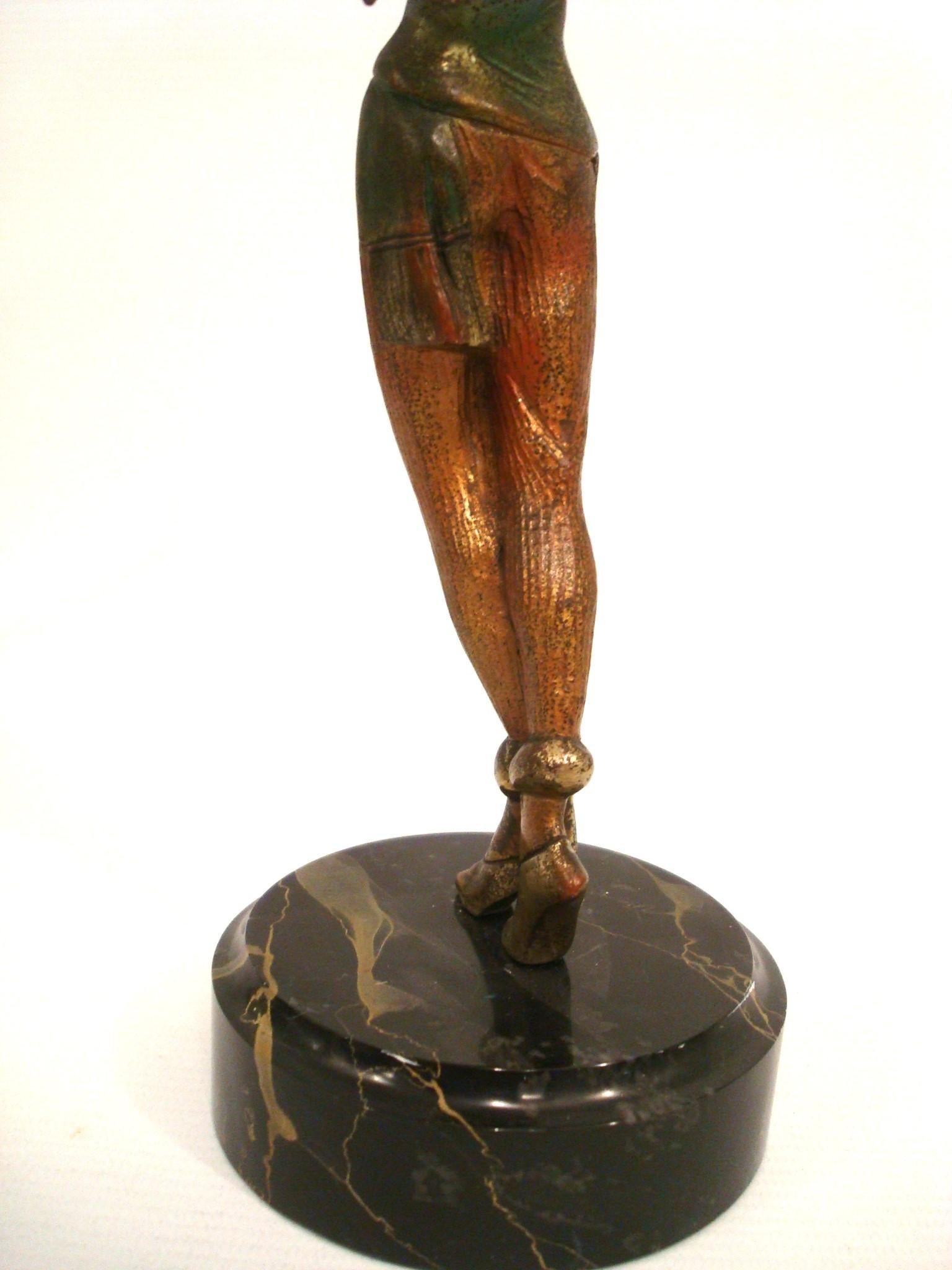 XX secolo Scultura di ballerina Art Deco - Josephine Baker - 1920 in vendita