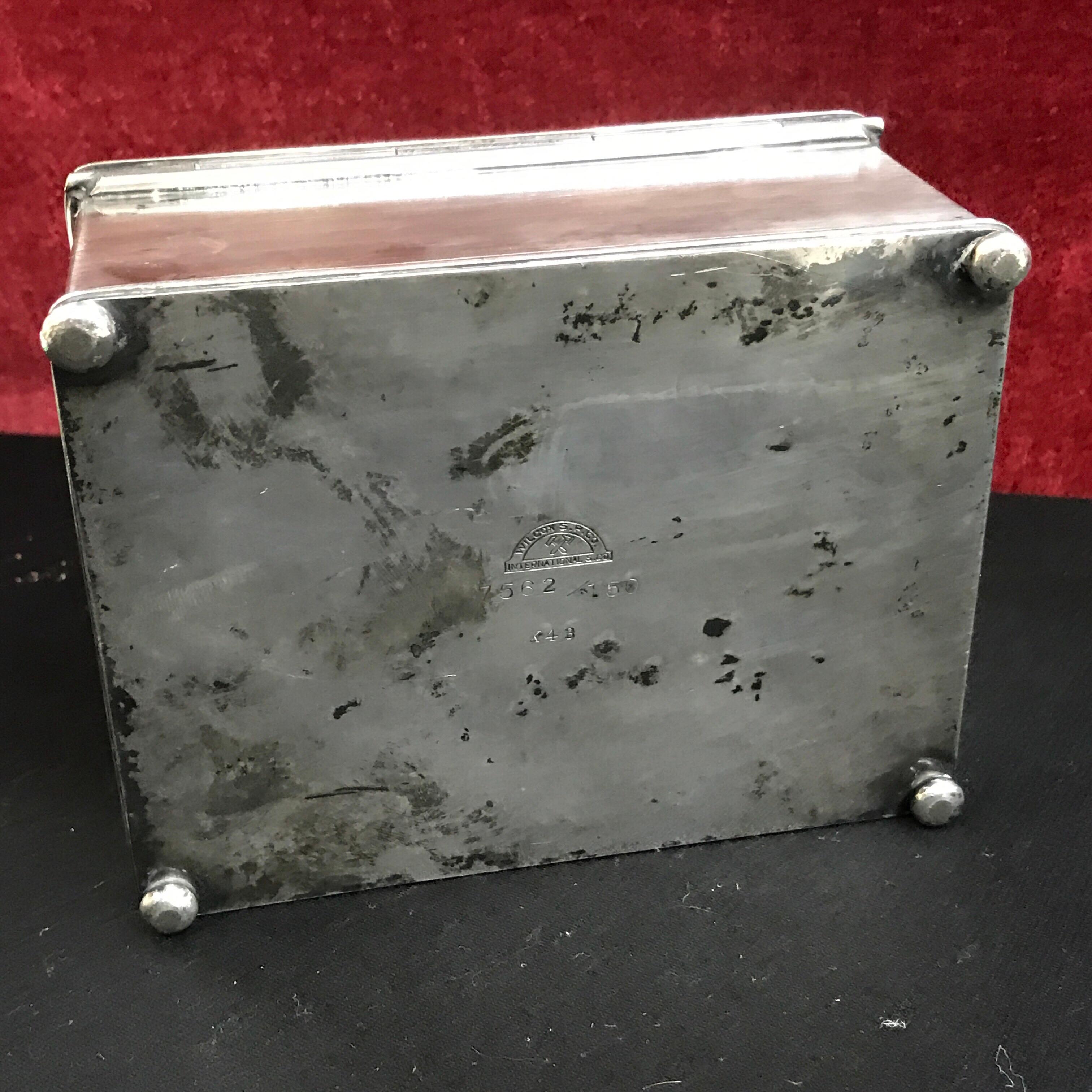 Art Deco Female Golf Box by Wilcox Silverplate Company 8