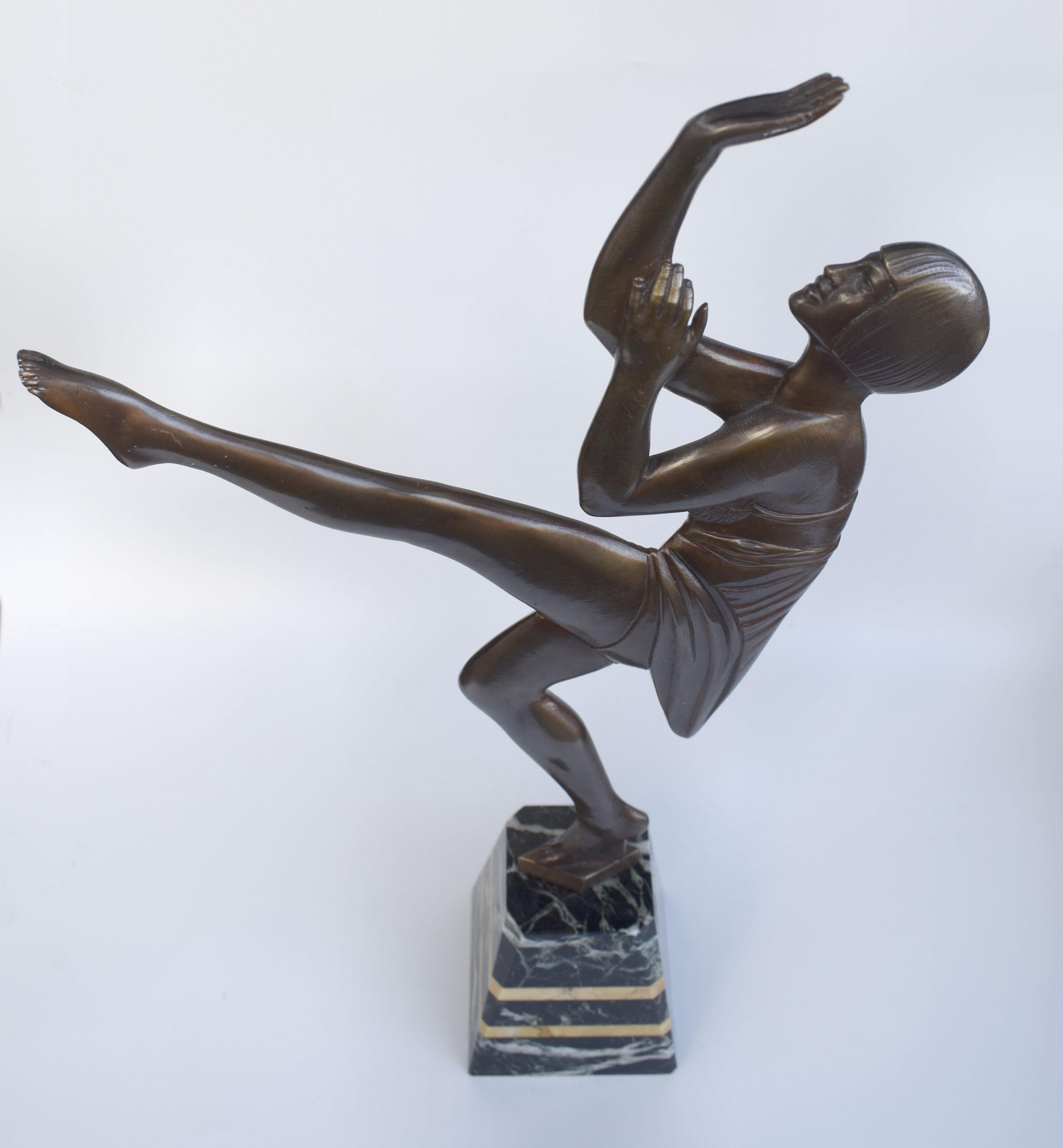 Art Deco Female Two Dimensional Figural Dancer, c1930 4