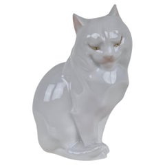 Art Déco Figura " Gatto seduto " - HEREND