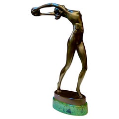 Art Deco Figural Bronze by Olive Kooken