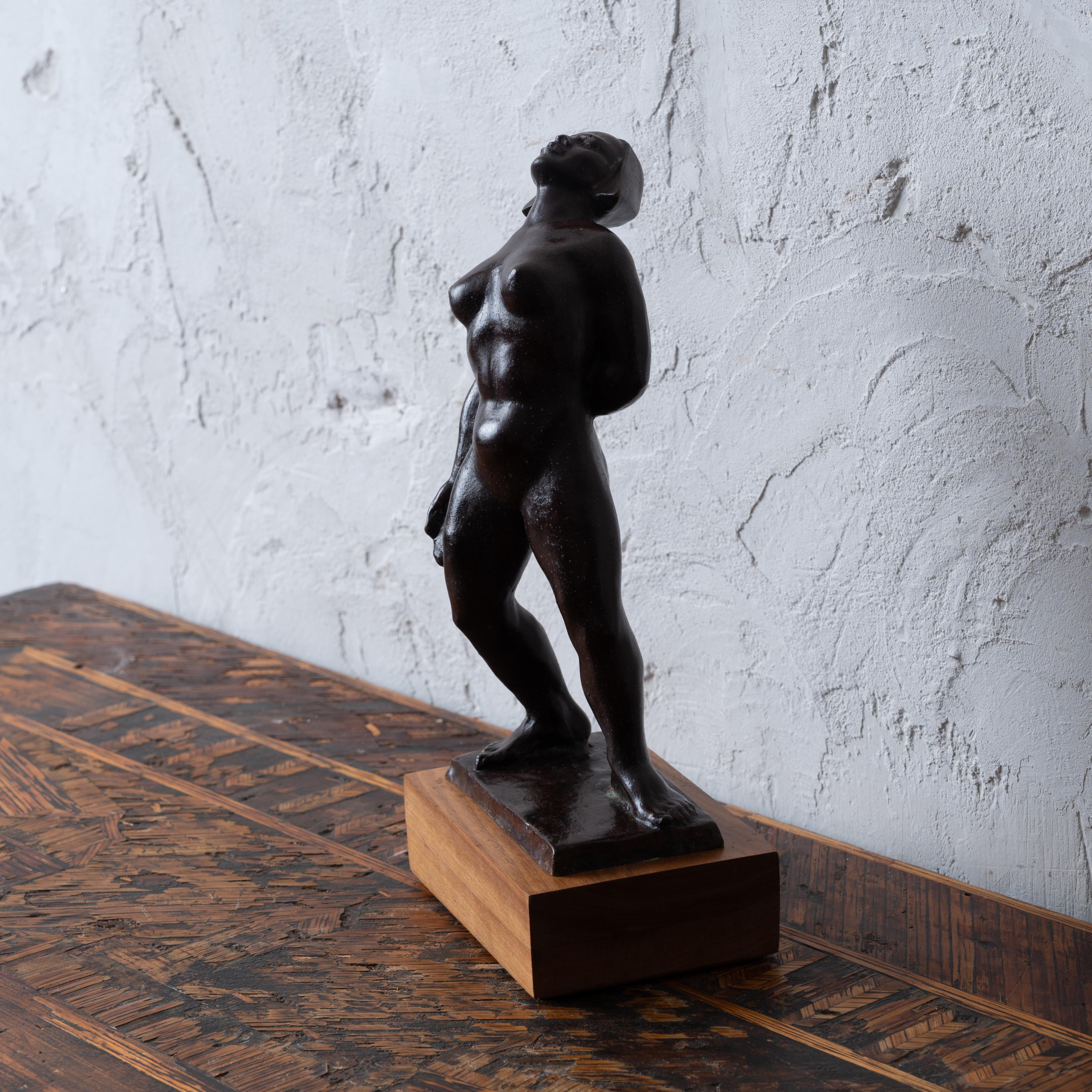 Bronzo figurato Art Deco di Rosario R. Fiore, anni '30 In condizioni buone in vendita a Savannah, GA