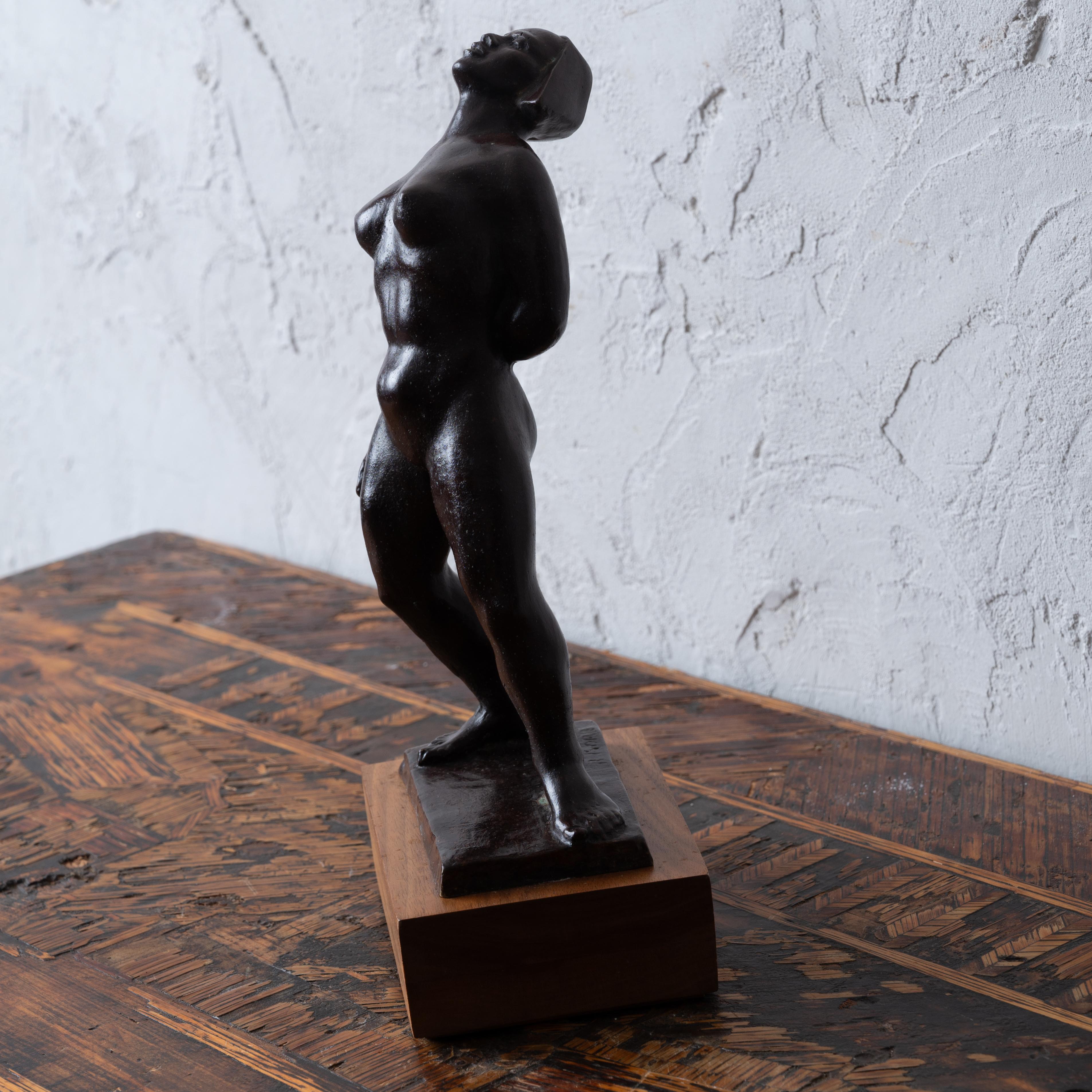 Bronzo figurato Art Deco di Rosario R. Fiore, anni '30 in vendita 3