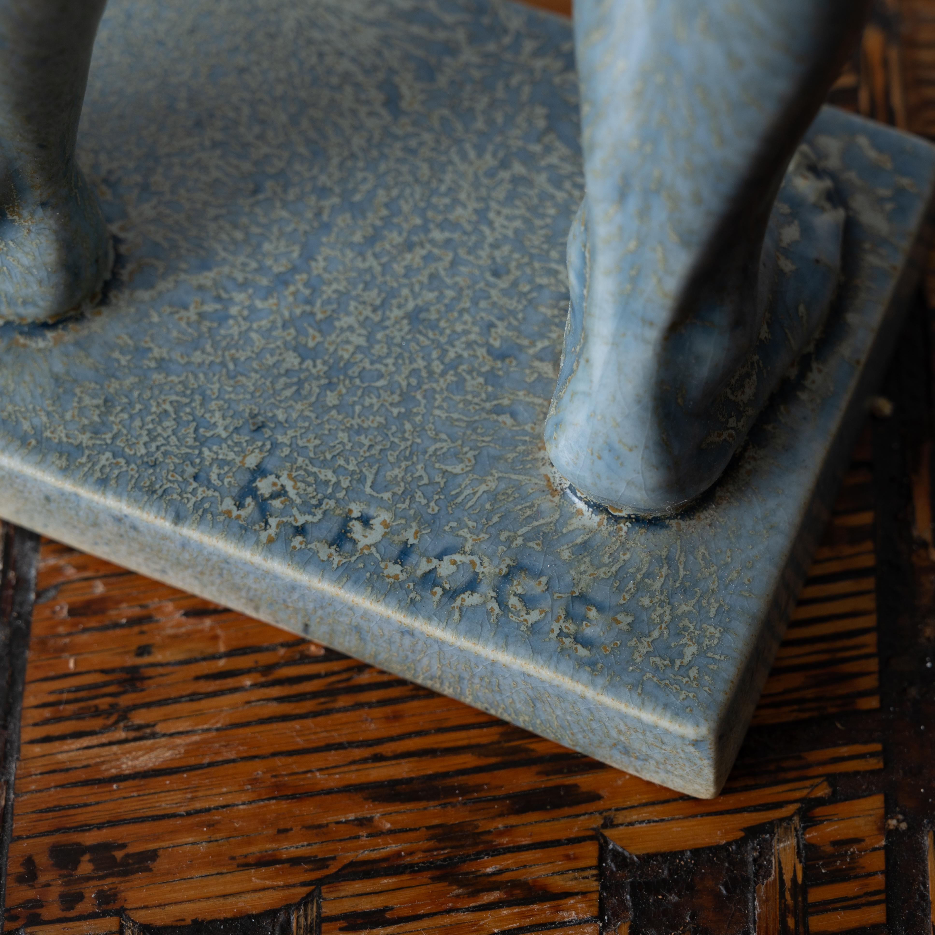 Scultura figurativa in ceramica Art Déco di Rosario R. Fiore, anni '30 in vendita 6