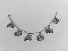 Art Deco Figural Charm Armband