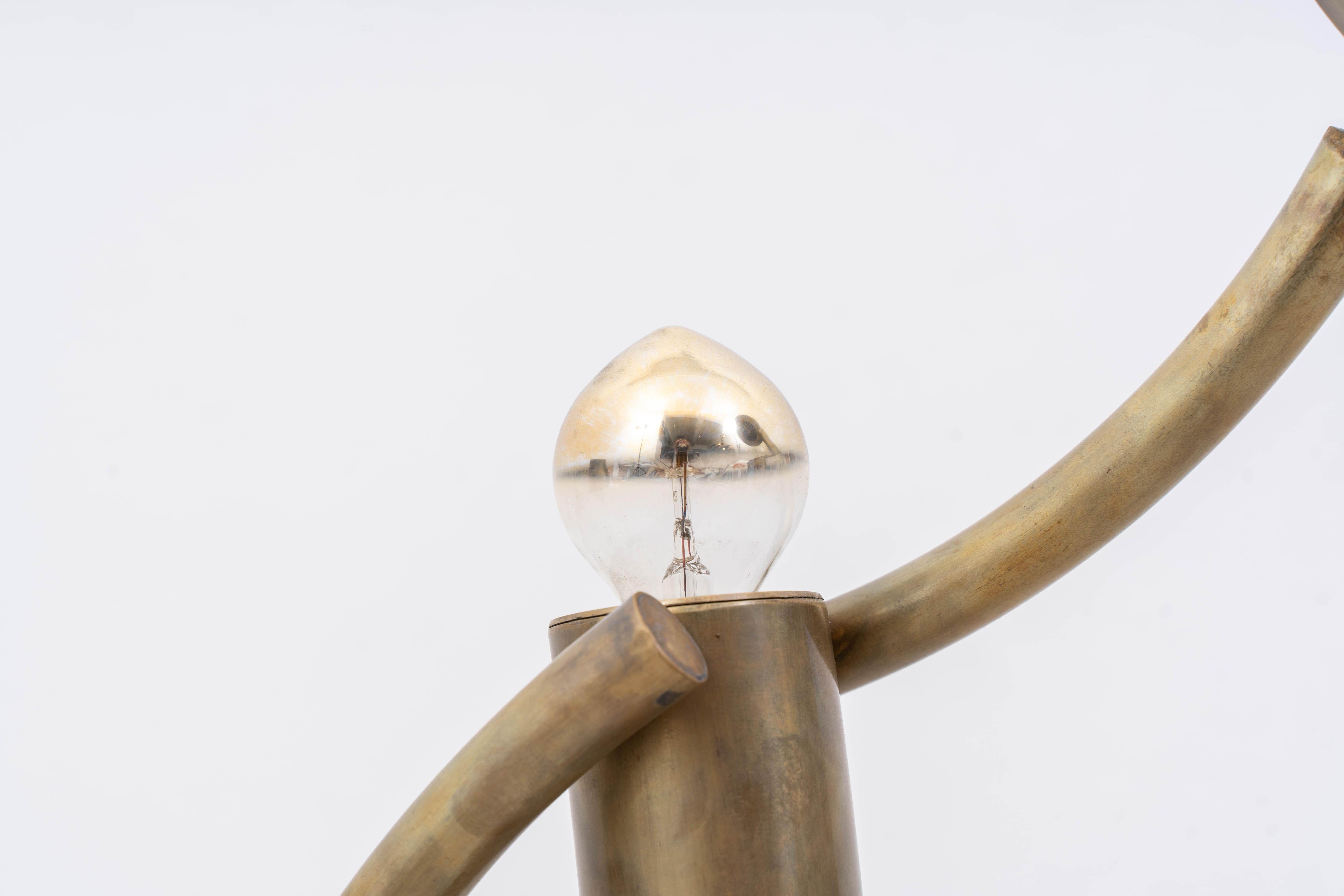 Art Deco Figural Gentleman Table Lamp, New York, 1930 For Sale 2