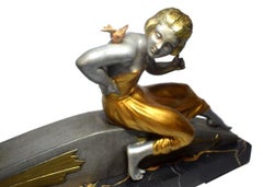 Art Deco Figural Group by Van De Voorde