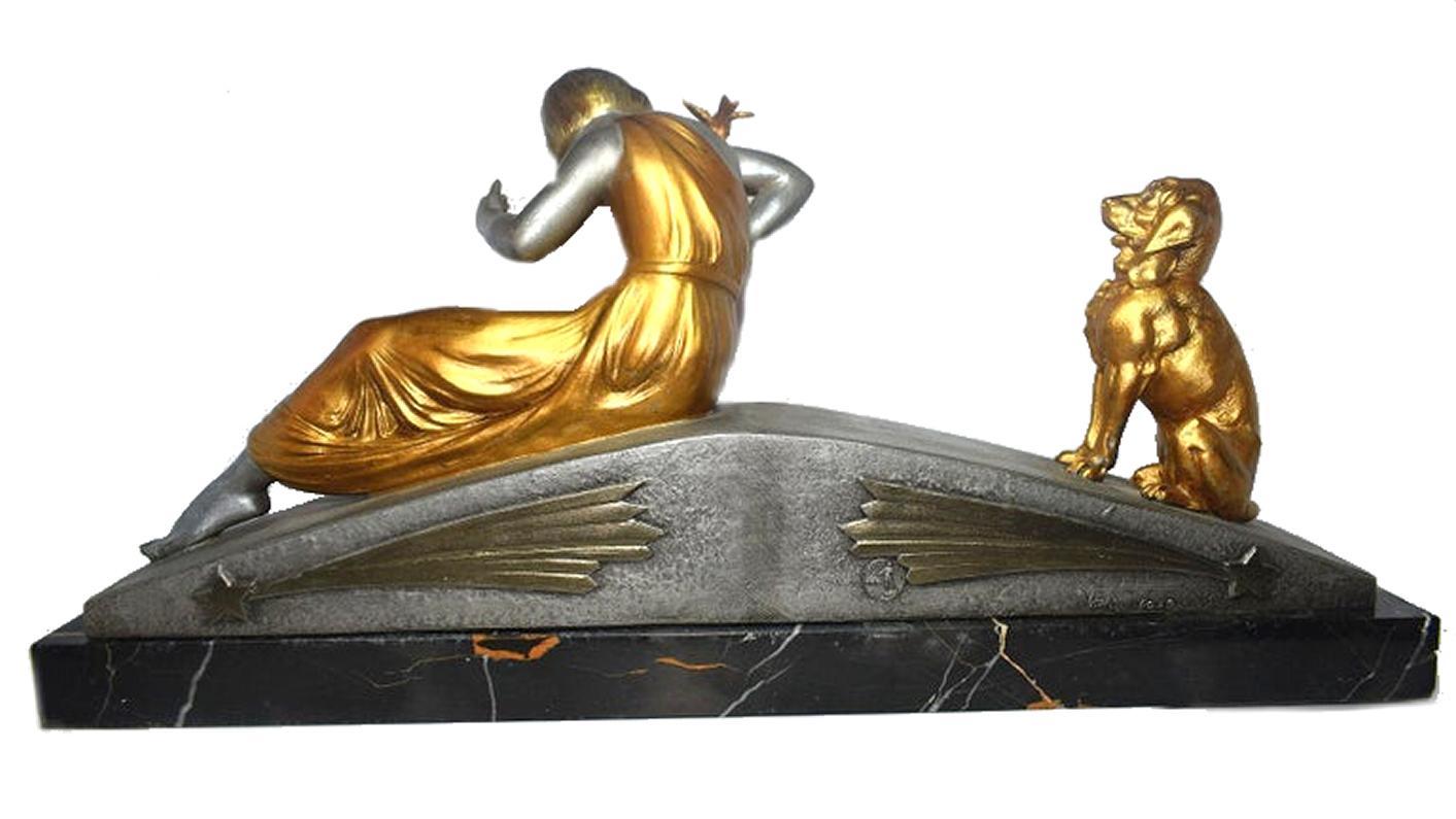 Art Deco Figural Group by Van De Voorde 3