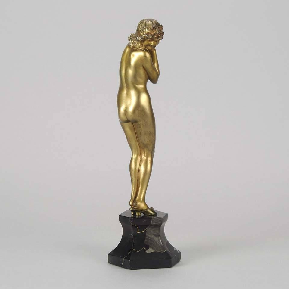 Belgian Art Deco Figure Entitled 'Darling' by Claire Colinet