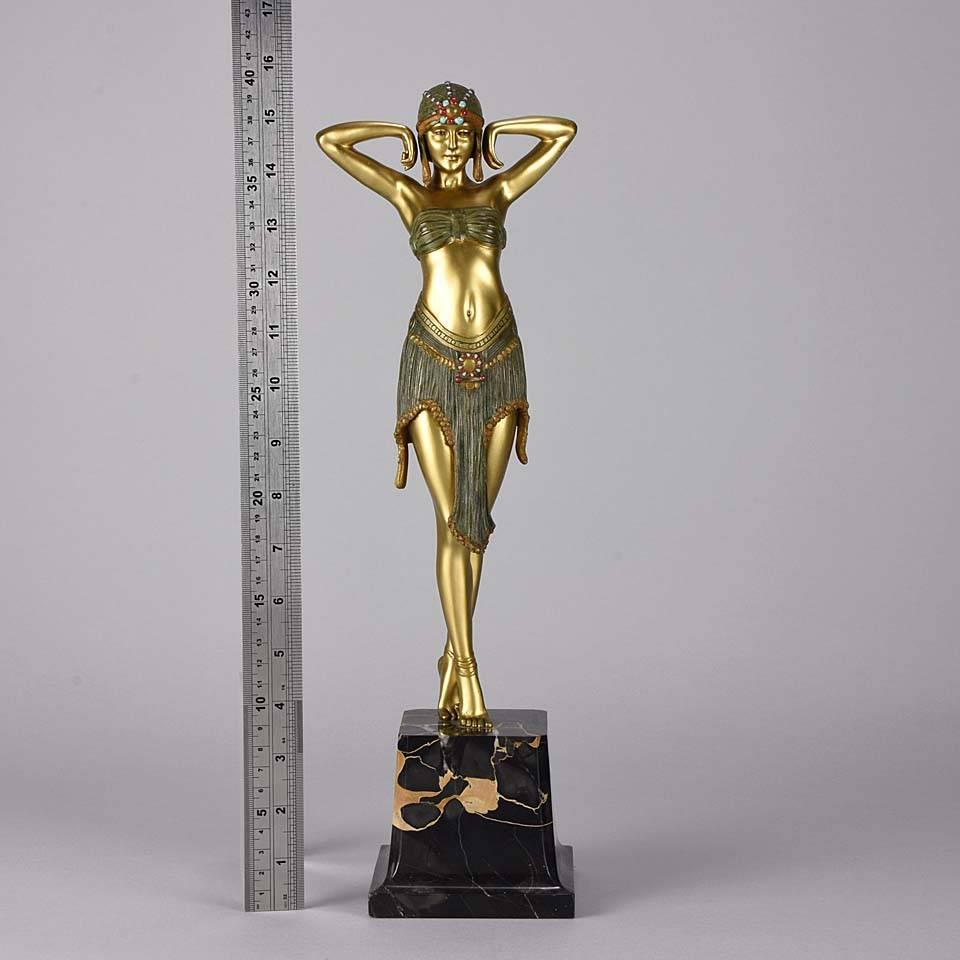 Art Deco Figure Entitled 'Scarab Dancer' by Demetre Chiparus 3