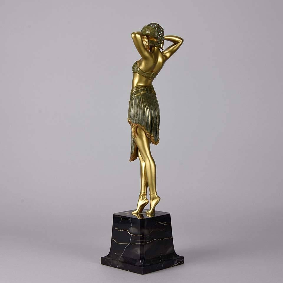 Early 20th Century Art Deco Figure Entitled 'Scarab Dancer' by Demetre Chiparus