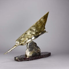 Art Deco Figure "La Comète" by Guiraud-Rivière