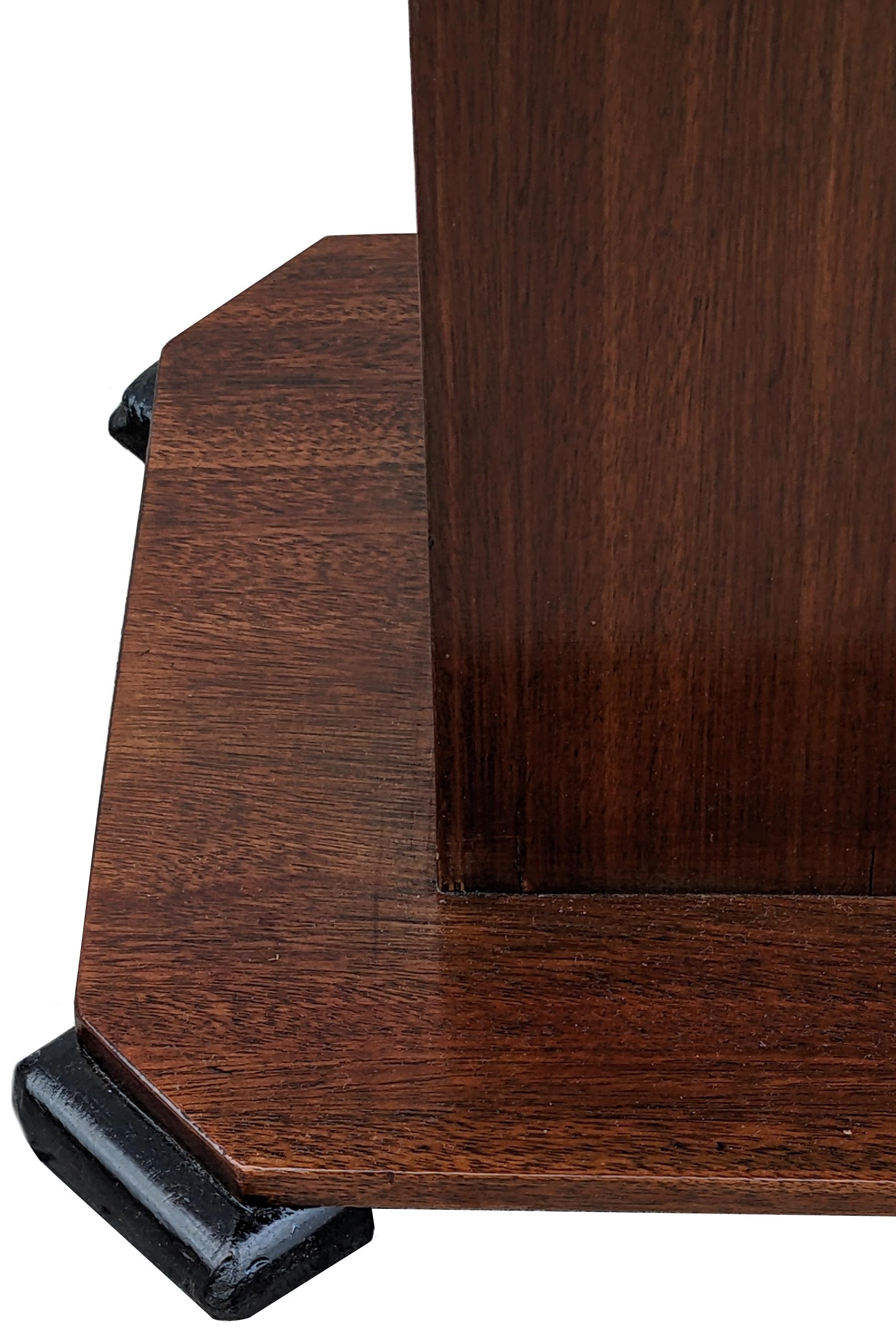 Art Deco Figured Walnut Coffee Table, c1930s, English 3