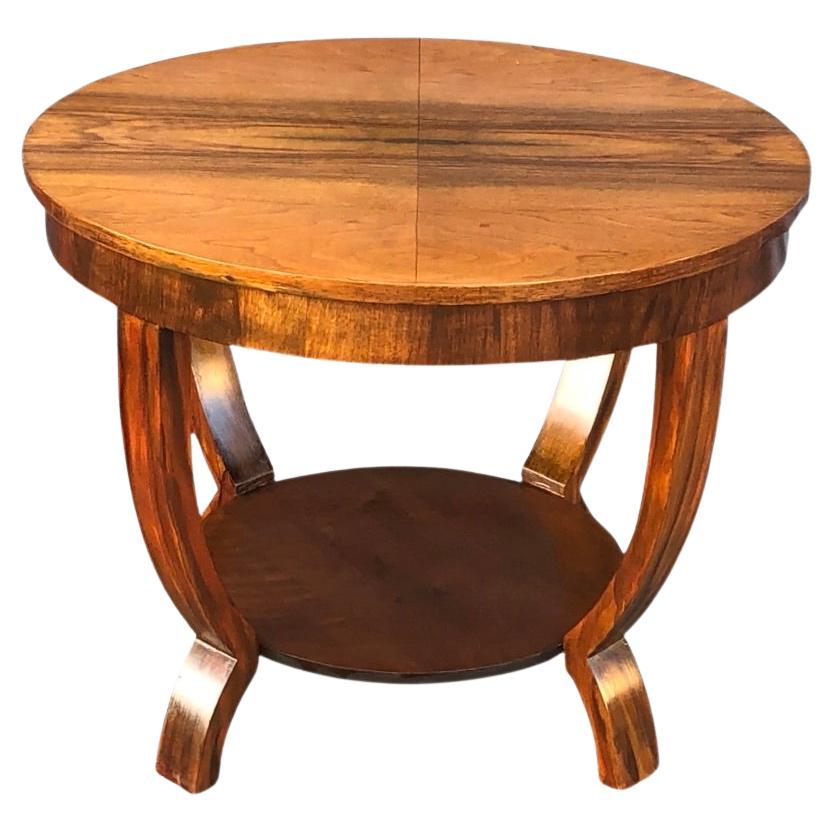 Art Deco Figured Walnut Coffee Table