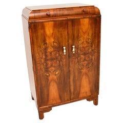 Art Deco Figured Walnut Compactum Chest of Drawers