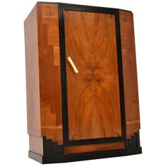 Art Deco Figured Walnut Compactum Wardrobe