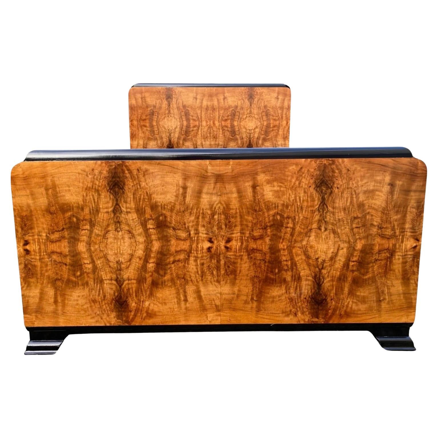 Art Deco Odeon Walnut Double Bed England 1930s For Sale At 1stDibs art-deco-odeon-walnut-double-bed-england-1930s-for-sale-at-1stdibs