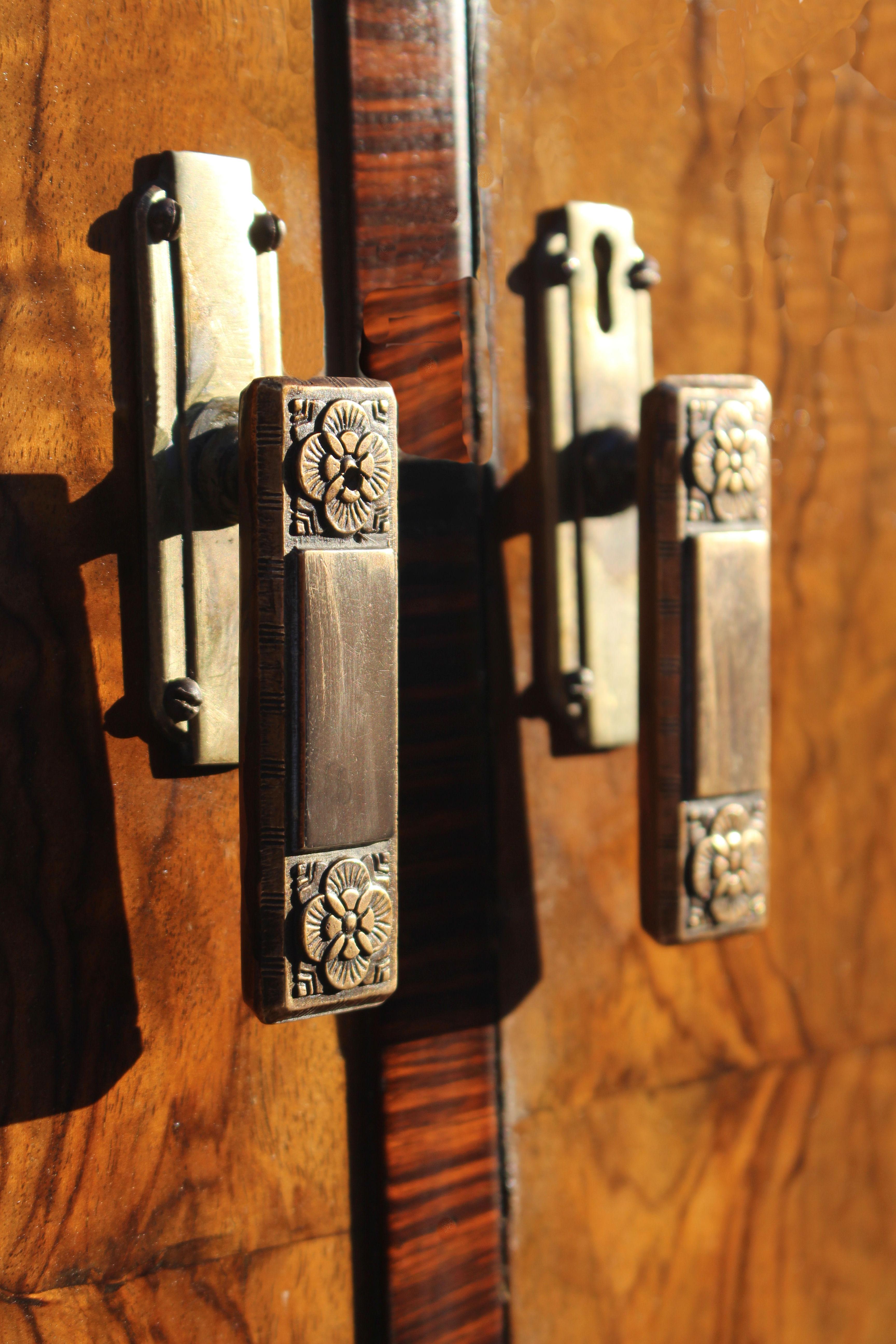 Art Deco Figured Walnut Double Wardrobe, circa 1930, English 5