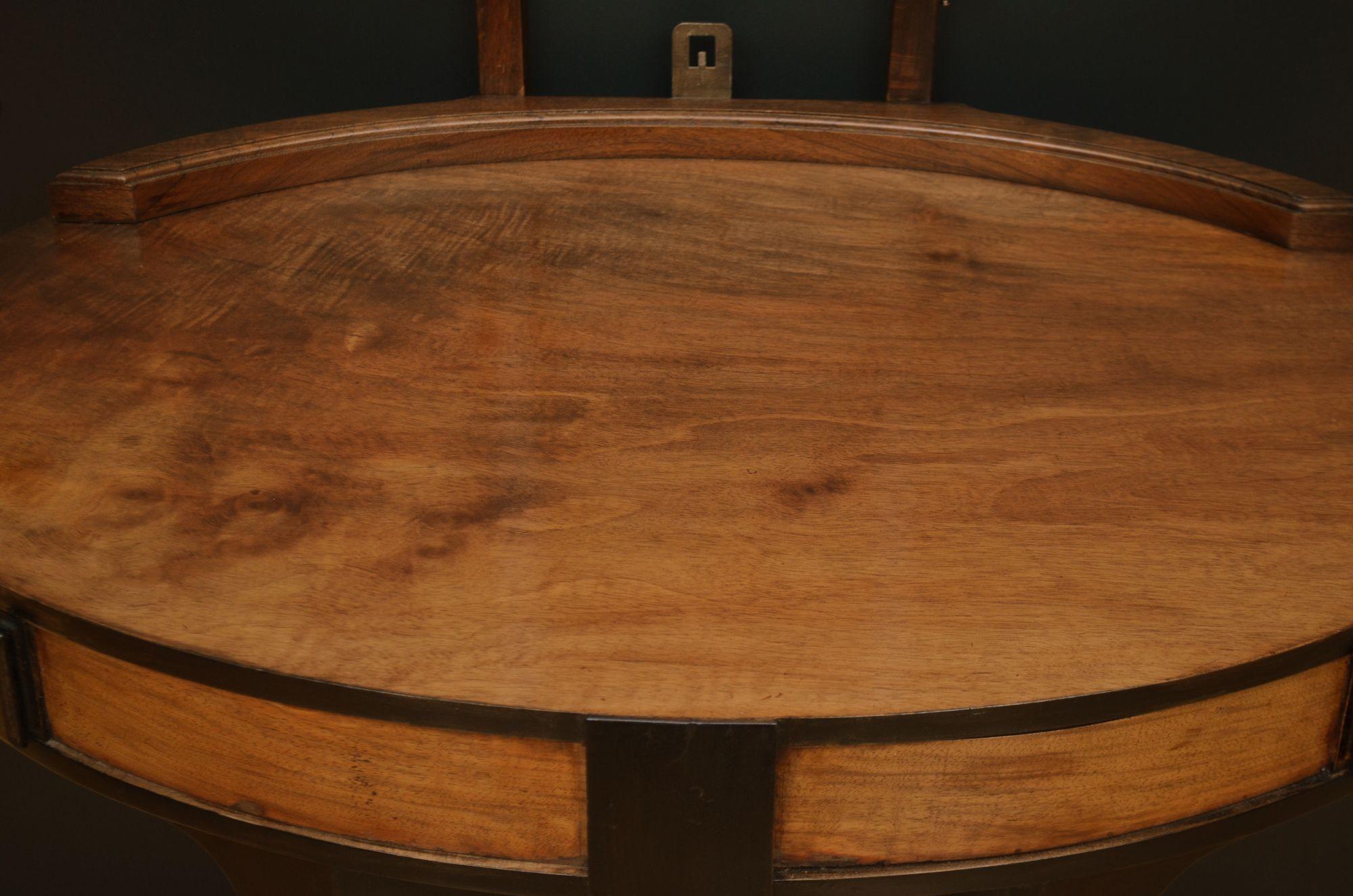 Art Deco Figured Walnut Dressing Chest or Dressing Table 2