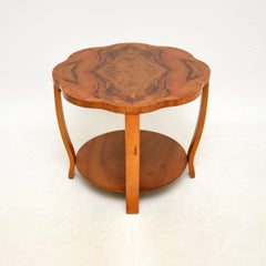 Art Deco Figured Walnut Occasional / Coffee Table
