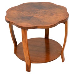 Art Deco Figured Walnut Occasional / Coffee Table