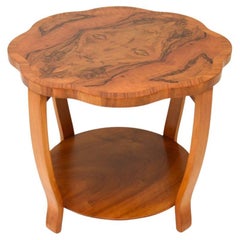 Art Deco Figured Walnut Occasional / Coffee Table