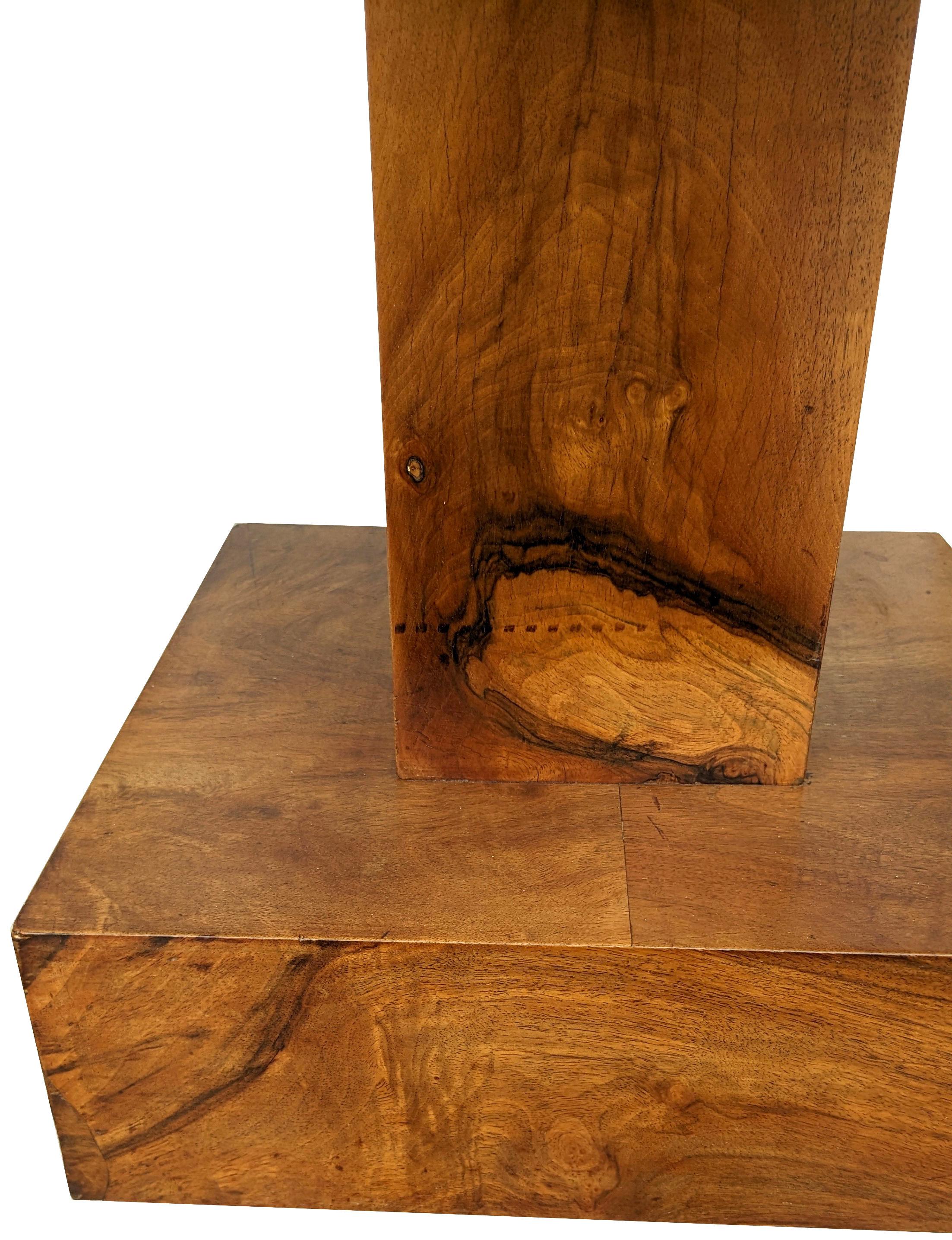 Art Deco Figured Walnut Occasional Table, English, c1930 For Sale 2