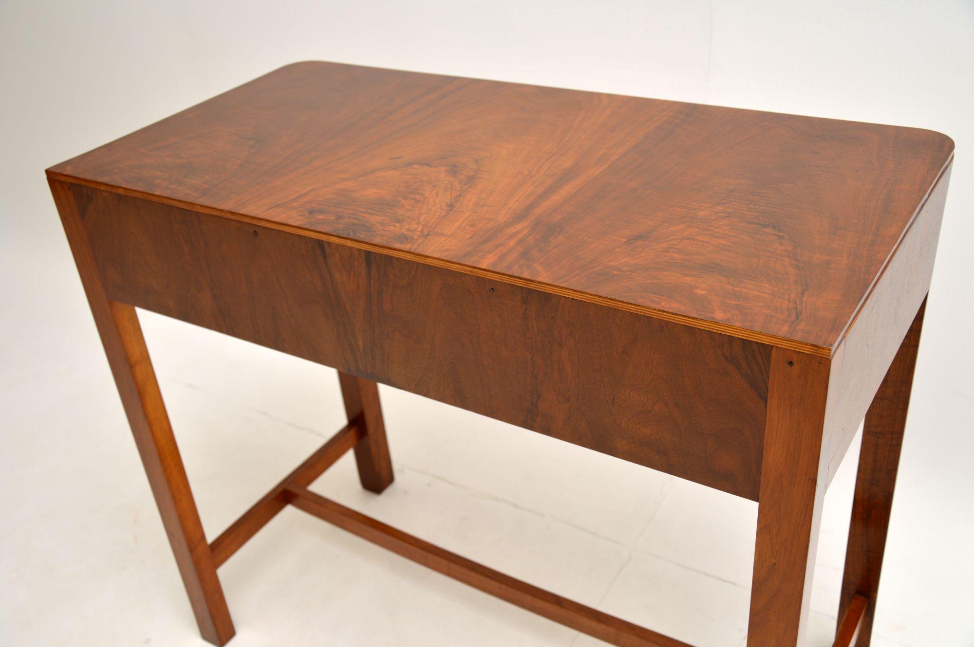 Art Deco Figured Walnut Side Table by Heal’s 8