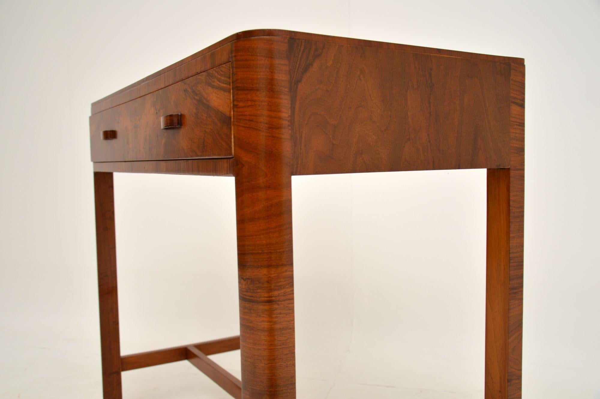 Art Deco Figured Walnut Side Table by Heal’s 9