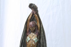 Figurine Art Déco Antenia, d'après D H Chiparus, bronze