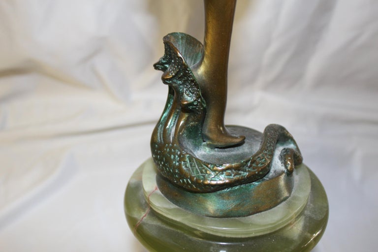 Art Deco Figurine Bronze Ankora Dancer For Sale 4