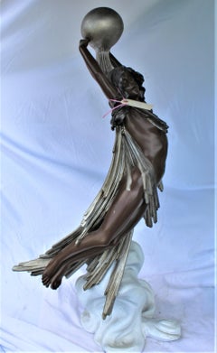 Art Deco Figurine Orignal, Signed by Artist Title 'The Comet' Alliot