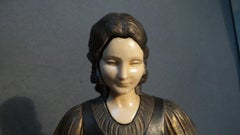 Large Art Deco Figurine Sculpture by Cipriani Signed  circa 1930
