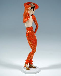 Art Déco Figurine, Spanish Lady Dancer 'Carmen', Rosenthal Selb Germany, ca 1934