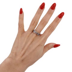 Art Deco filigree Ring in 18kt Gold and Platinum with Diamonds and Sapphires