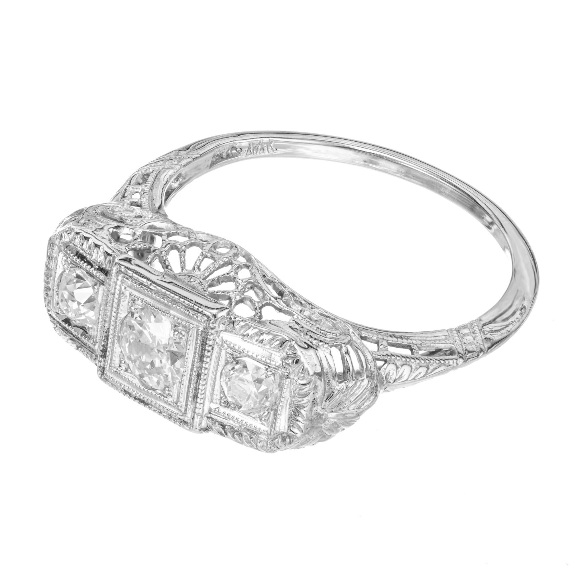 3 stone diamond ring designs