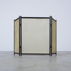 Art Deco Fire Screen from Brass And Iron
