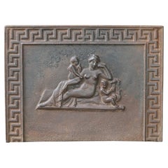 Vintage Art Deco Fireback