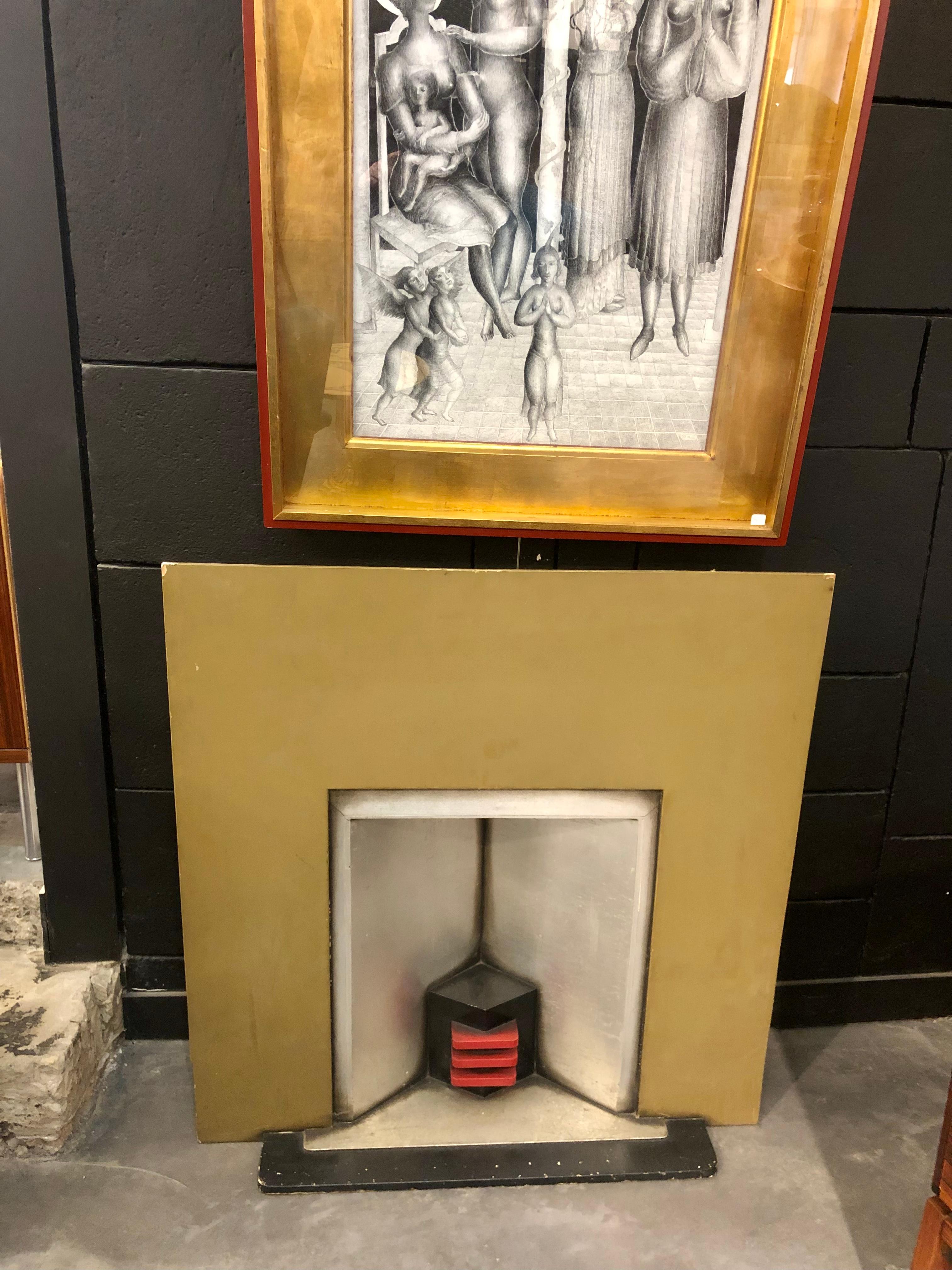Début du 20ème siècle Cheminée Art déco en vente