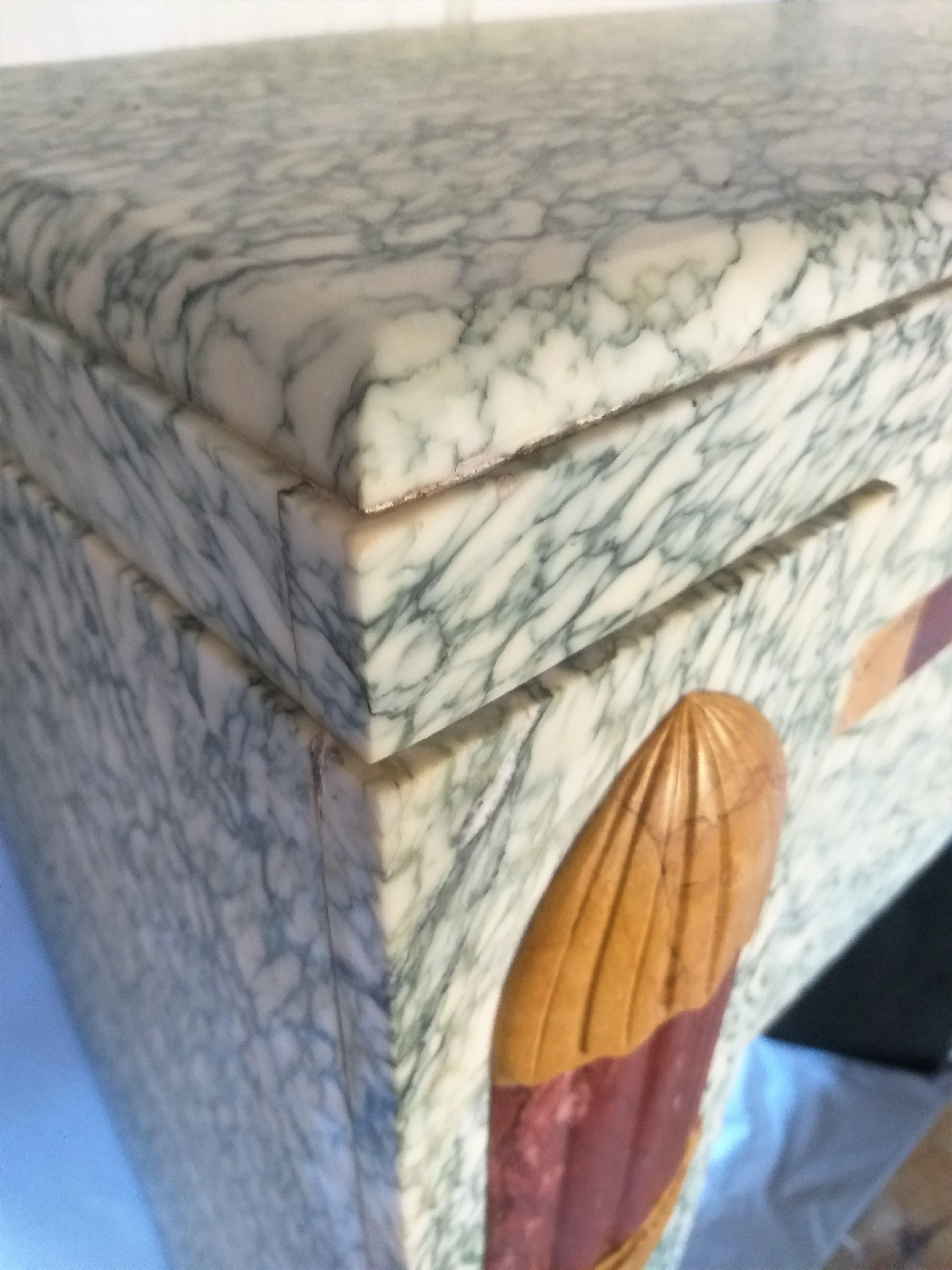 French Art Deco Fireplace, Small and Lovely, 1927 For Sale