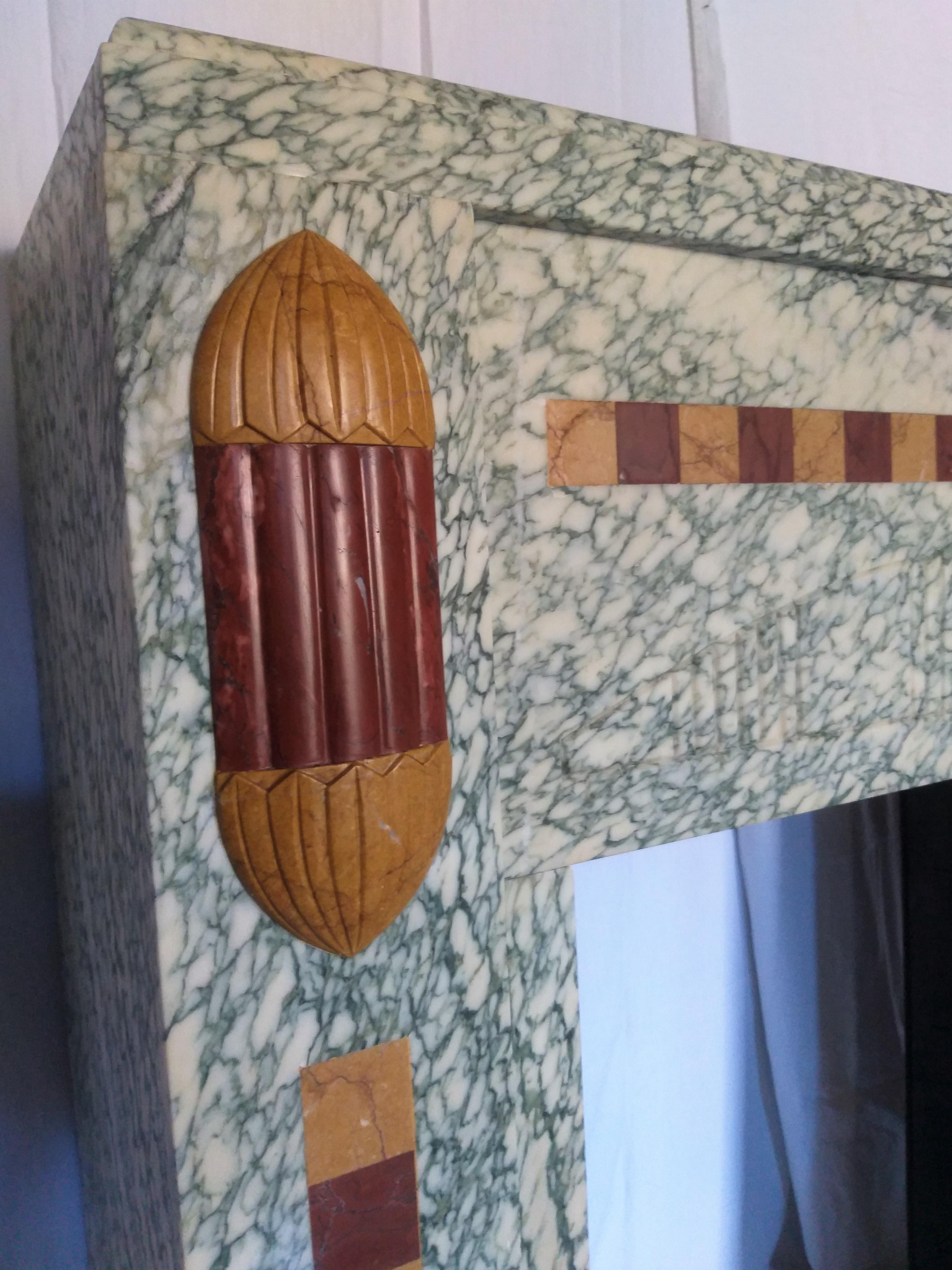 Art Deco Fireplace, Small and Lovely, 1927 In Good Condition For Sale In Gembloux, BE