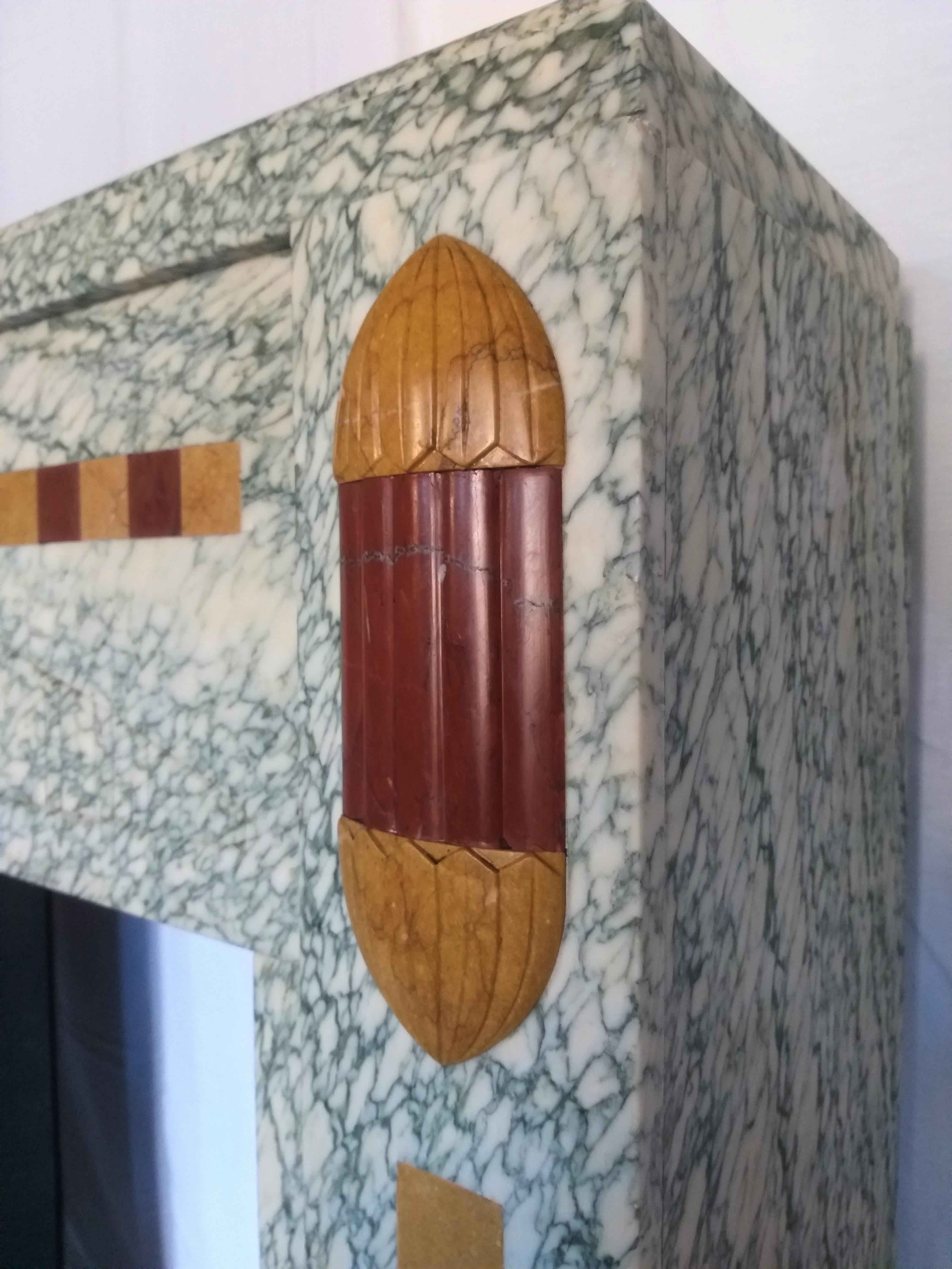 Art Deco Fireplace, Small and Lovely, 1927 For Sale 1
