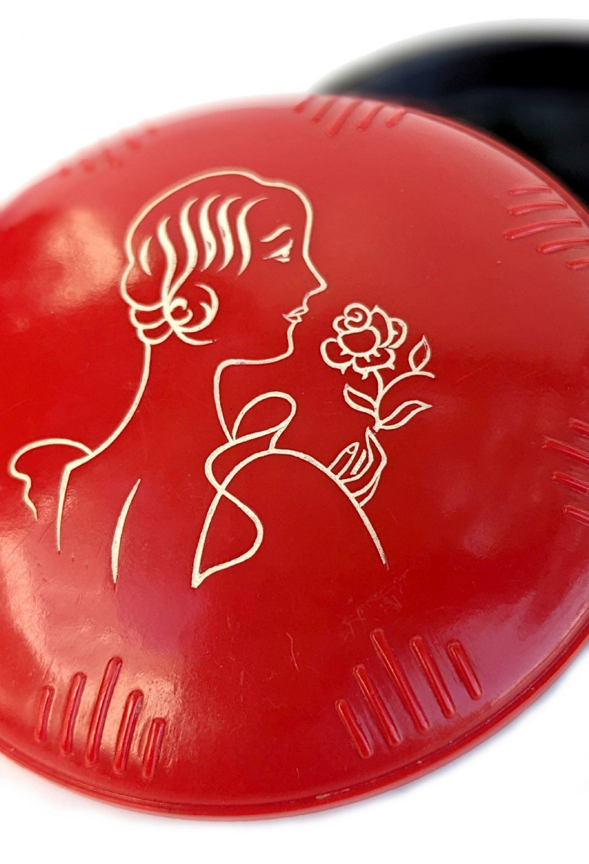 20ième siècle Poudre compacte pour dames 