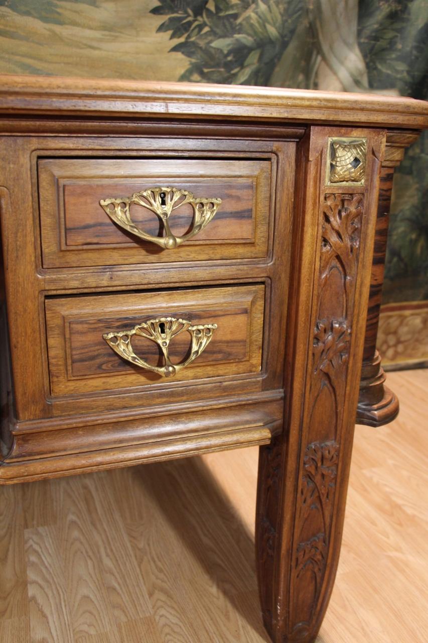 Art Deco Flat Desk And Executive Chair By Jules Cayette in vendita 1
