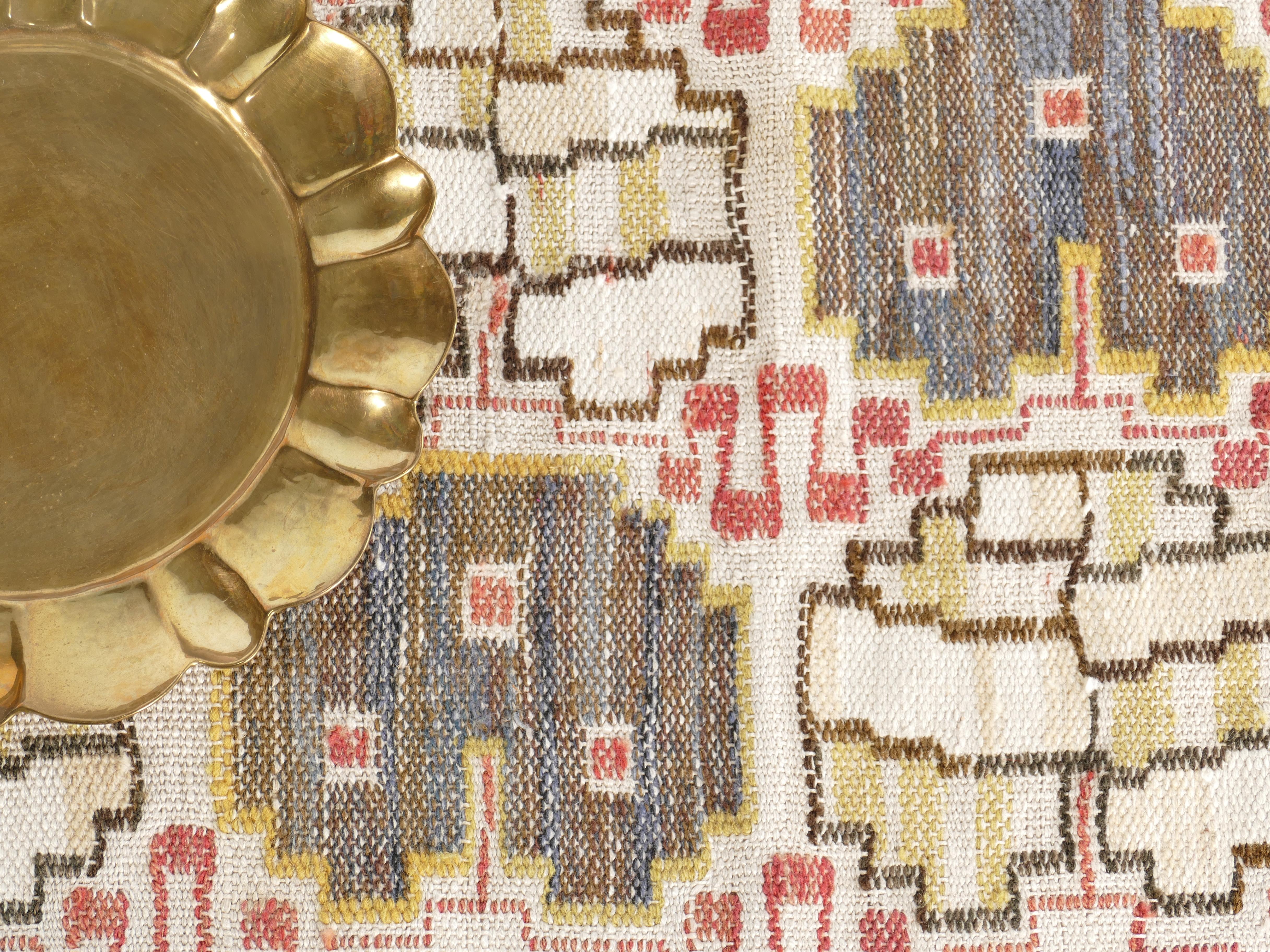 Art Deco Flatweave Tapestry 